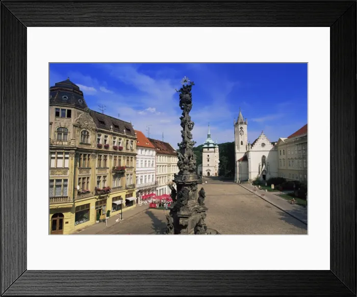 Framed Print : Town Square, Teplice, North Bohemia, Czech Republic, Europe Framed Print : Town Square, Teplice, North Bohemia, Czech Republic, Europe
