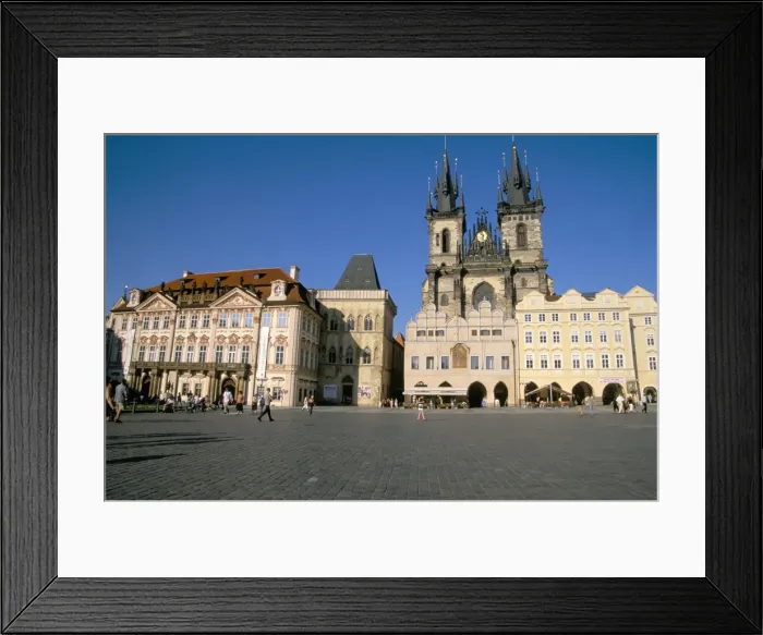 Framed Print : Old Town Square and Church of Our Lady before Tyn, UNESCO World Heritage Site Framed Print : Old Town Square and Church of Our Lady before Tyn, UNESCO World Heritage Site