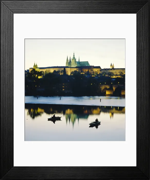Framed Print : St. Vitus Cathedral and Prague Castle across the River Vltava, Prague, Czech Republic Framed Print : St. Vitus Cathedral and Prague Castle across the River Vltava, Prague, Czech Republic