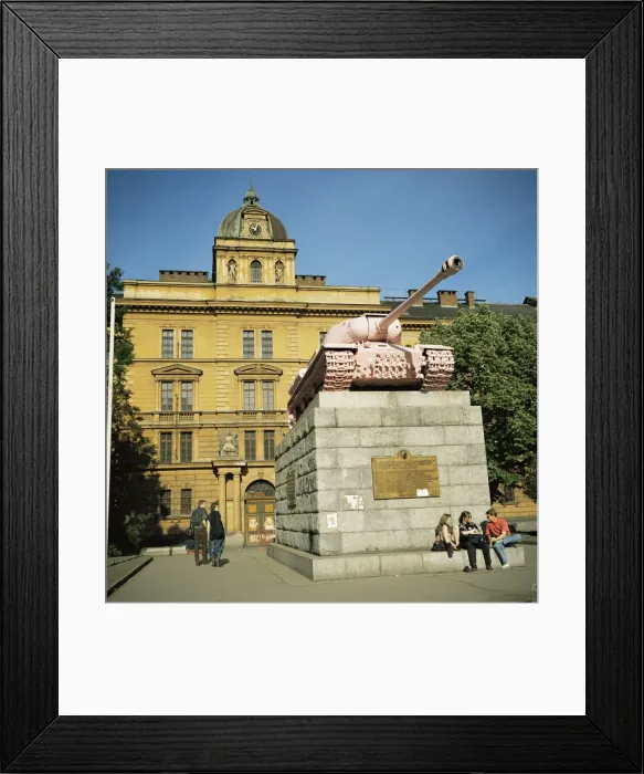 Framed Print : Square of Soviet Tankmen, Prague, Czech Republic, Europe Framed Print : Square of Soviet Tankmen, Prague, Czech Republic, Europe