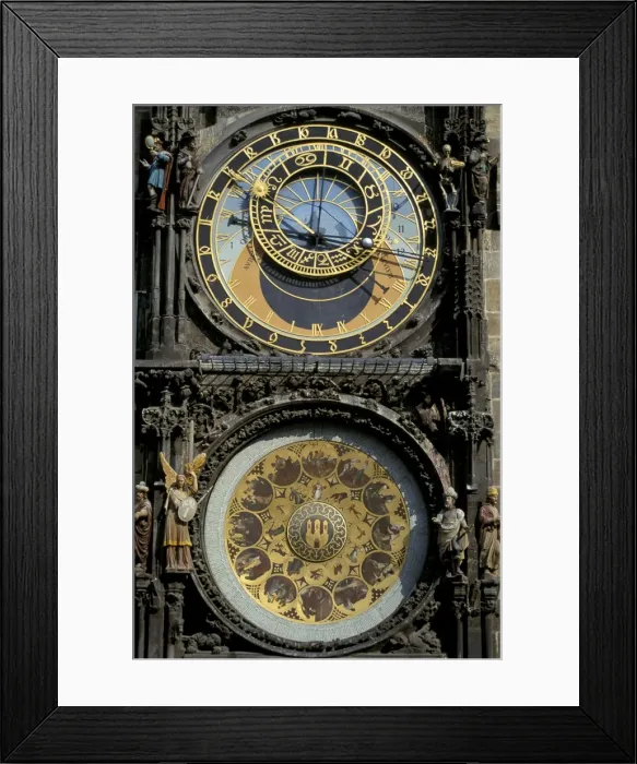 Framed Print : Astronomical clock, Town Hall, Old Town Square, Prague, UNESCO World Heritage Site Framed Print : Astronomical clock, Town Hall, Old Town Square, Prague, UNESCO World Heritage Site
