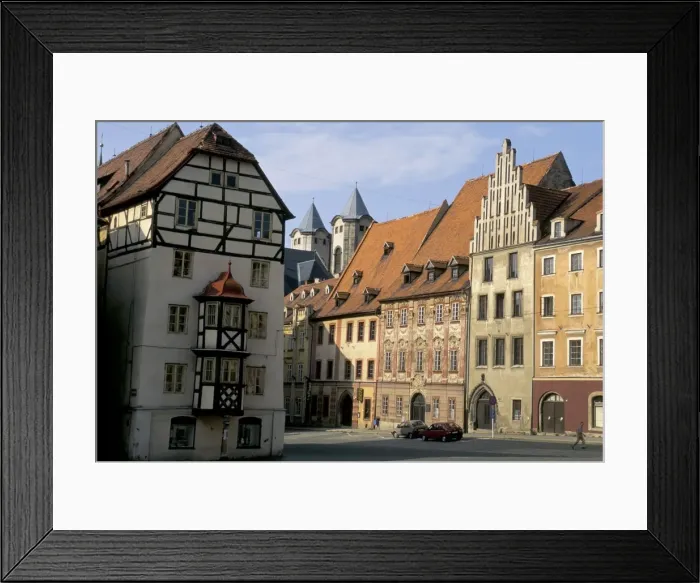 Framed Print : Market square buildings in medieval town of Cheb, Bohemia, Czech Republic, Europe Framed Print : Market square buildings in medieval town of Cheb, Bohemia, Czech Republic, Europe