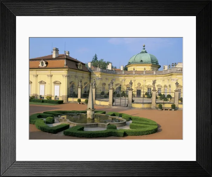 Framed Print : Chateau dating from the 18th century, Buchlovice, South Moravia, Czech Republic, Europe Framed Print : Chateau dating from the 18th century, Buchlovice, South Moravia, Czech Republic, Europe