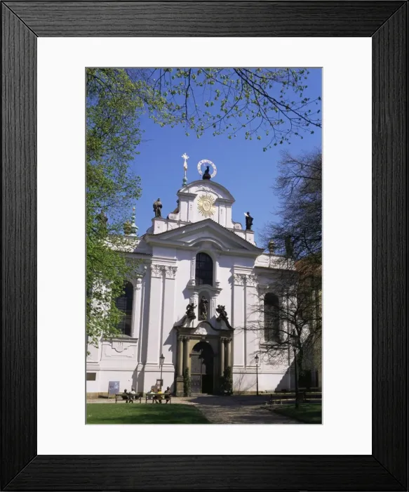 Framed Print : Strahov church facade, Hradcany, Prague, Czech Republic, Europe Framed Print : Strahov church facade, Hradcany, Prague, Czech Republic, Europe