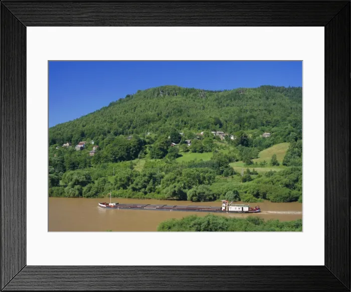 Framed Print : River Labe (Elbe), Czech Republic, Europe Framed Print : River Labe (Elbe), Czech Republic, Europe
