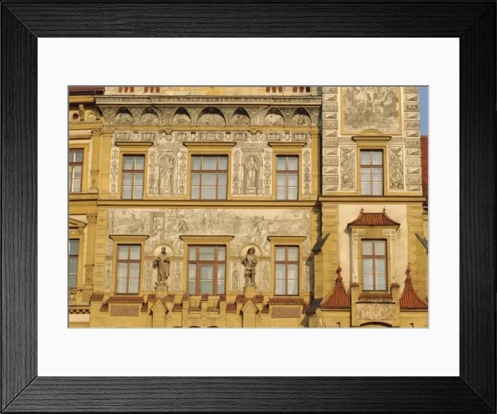 Framed Print : 16th century Town Hall, Prachatice, South Bohemia, Czech Republic, Europe Framed Print : 16th century Town Hall, Prachatice, South Bohemia, Czech Republic, Europe