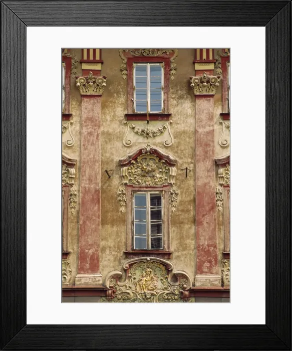 Framed Print : Gabler House facade, Cheb, West Bohemia, Czech Republic, Europe Framed Print : Gabler House facade, Cheb, West Bohemia, Czech Republic, Europe