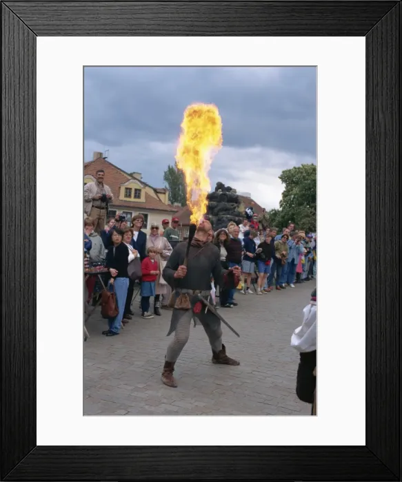 Framed Print : Medieval parade in the Little Quarter, Prague, Czech Republic, Europe Framed Print : Medieval parade in the Little Quarter, Prague, Czech Republic, Europe