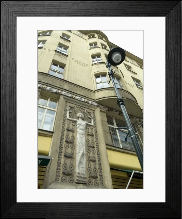 Framed Print : Art deco detail, Prague, Czech Republic, Europe Framed Print : Art deco detail, Prague, Czech Republic, Europe