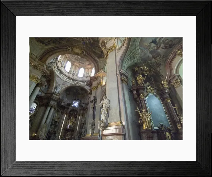Framed Print : Interior of St. Nicholas Church, Mala Strana, Prague, Czech Republic, Europe Framed Print : Interior of St. Nicholas Church, Mala Strana, Prague, Czech Republic, Europe