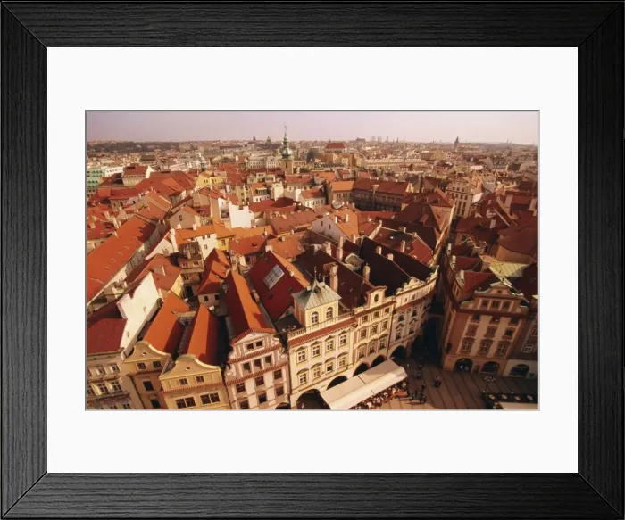 Framed Print : Rooftops, Old Town Square, Prague, Czech Republic, Europe Framed Print : Rooftops, Old Town Square, Prague, Czech Republic, Europe