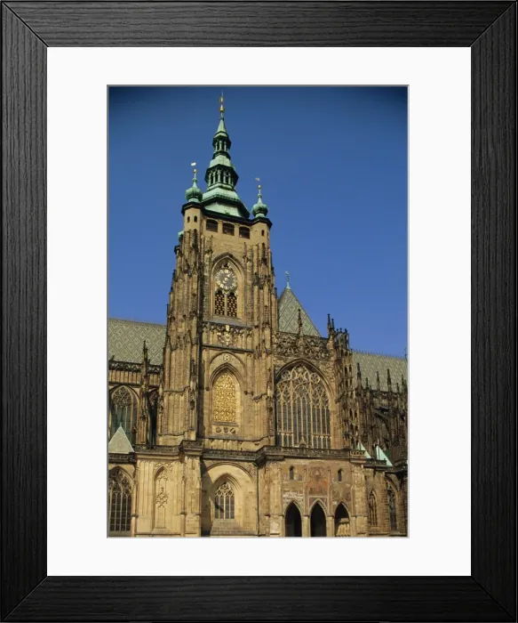 Framed Print : St. Vitus Cathedral, Prague Castle, Third Courtyard, Prague, Czech Republic, Europe Framed Print : St. Vitus Cathedral, Prague Castle, Third Courtyard, Prague, Czech Republic, Europe