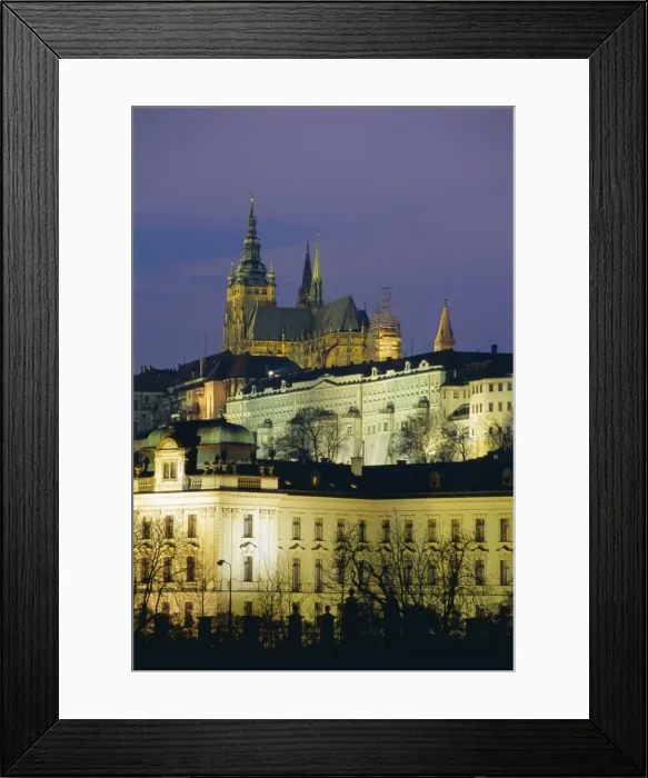 Framed Print : Parliament buildings and St. Vitus Cathedral, Prague, Czech Republic, Europe Framed Print : Parliament buildings and St. Vitus Cathedral, Prague, Czech Republic, Europe