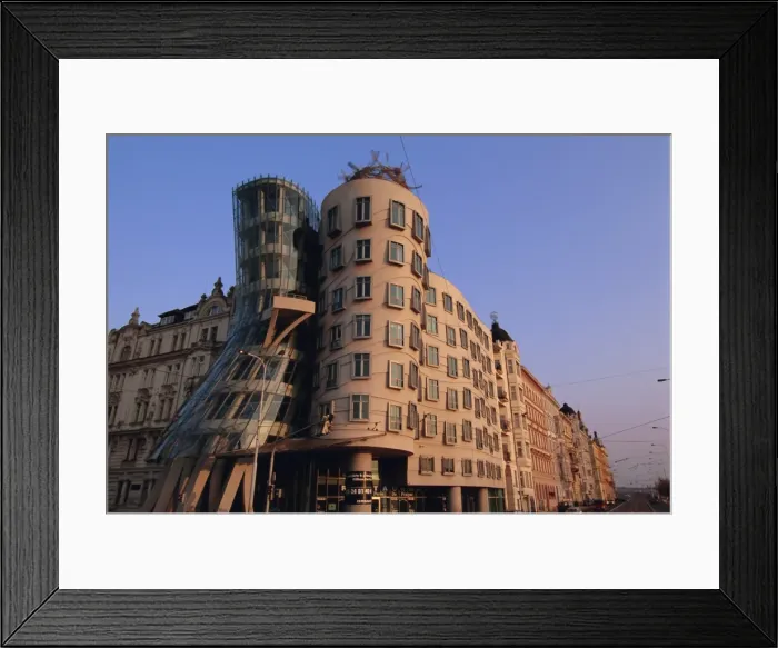 Framed Print : Fred and Ginger Building, Prague, Czech Republic, Europe Framed Print : Fred and Ginger Building, Prague, Czech Republic, Europe