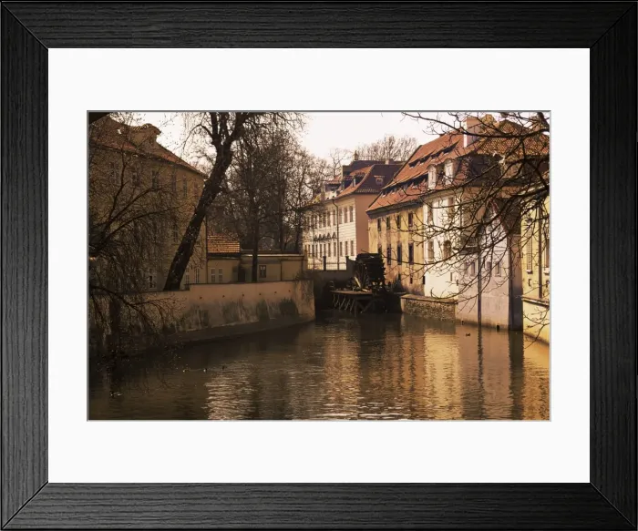 Framed Print : Grand Priors Mill (Venice of Prague), Kampa Island, Prague, Czech Republic, Europe