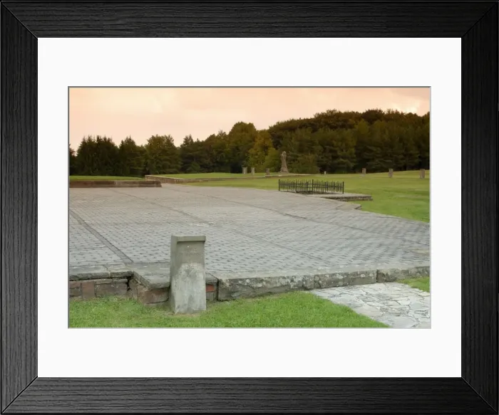 Framed Print : Foundations of church of St. Martin dating from 1352 destroyed with entire village by Nazis during WWII as revenge after Czech Resistance assassinated Nazi Governor of occupied Czechia Reinhard Heydrich, Lidice, Central Bohemia, Czech Framed Print : Foundations of church of St. Martin dating from 1352 destroyed with entire village by Nazis during WWII as revenge after Czech Resistance assassinated Nazi Governor of occupied Czechia Reinhard Heydrich, Lidice, Central Bohemia, Czech