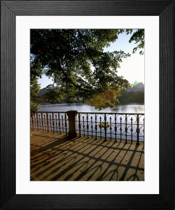 Framed Print : By the Vltava River, Prague, Czech Republic, Europe Framed Print : By the Vltava River, Prague, Czech Republic, Europe