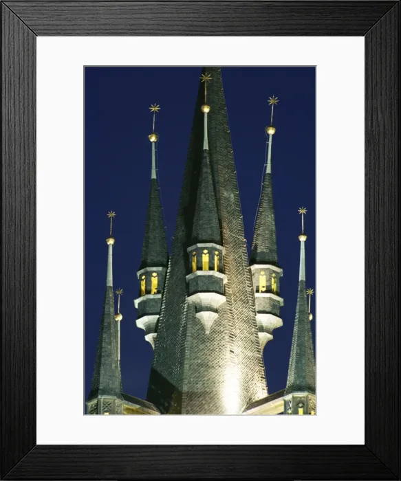 Framed Print : Tyn church, Prague, Czech Republic, Europe Framed Print : Tyn church, Prague, Czech Republic, Europe