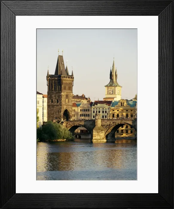 Framed Print : Charles Bridge, Old Town Bridge and the Water Tower, Prague, Czech Republic, Europe Framed Print : Charles Bridge, Old Town Bridge and the Water Tower, Prague, Czech Republic, Europe