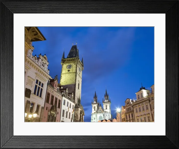 Framed Print : Town Hall, Old Town Square and the Church of Our Lady before Tyn, Old Town Framed Print : Town Hall, Old Town Square and the Church of Our Lady before Tyn, Old Town