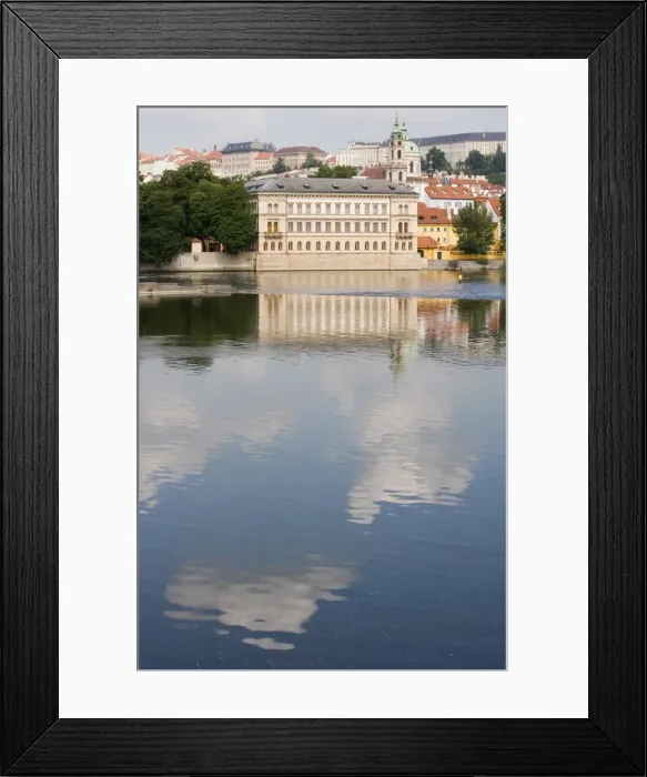 Framed Print : Royal Palace, Castle, River Vltava, Old Town, Prague, Czech Republic, Europe