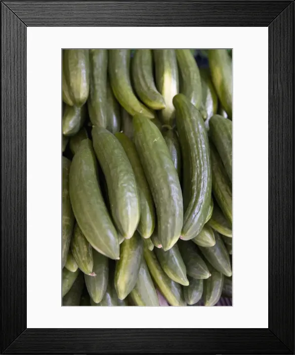 Framed Print : Cucumbers, market, Old Town, Prague, Czech Republic, Europe Framed Print : Cucumbers, market, Old Town, Prague, Czech Republic, Europe