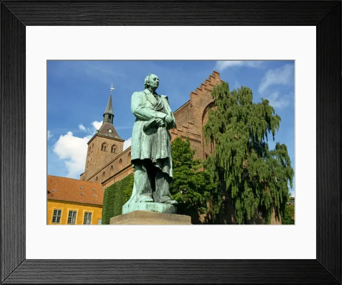 Framed Print : Statue of Hans Christian Andersen, Odense, Funen, Denmark, Scandinavia, Europe Framed Print : Statue of Hans Christian Andersen, Odense, Funen, Denmark, Scandinavia, Europe