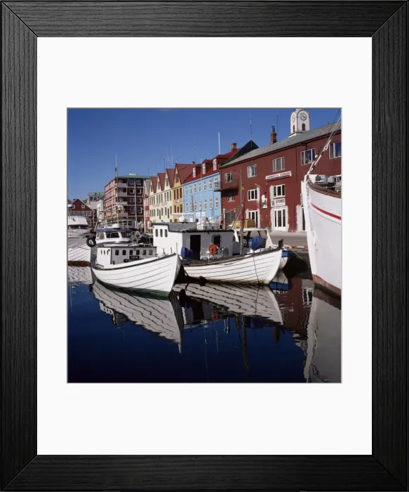 Framed Print : Torshaven, Faroe Islands, Denmark, Atlantic, Europe Framed Print : Torshaven, Faroe Islands, Denmark, Atlantic, Europe