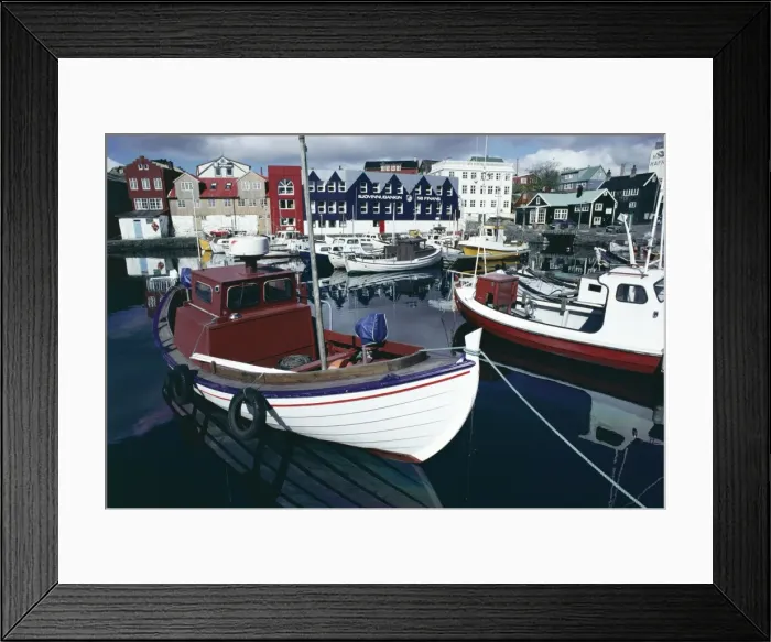 Framed Print : Boats in harbour, Torshavn (Thorshavn), Stremoy, Faeroe Islands, Denmark Framed Print : Boats in harbour, Torshavn (Thorshavn), Stremoy, Faeroe Islands, Denmark