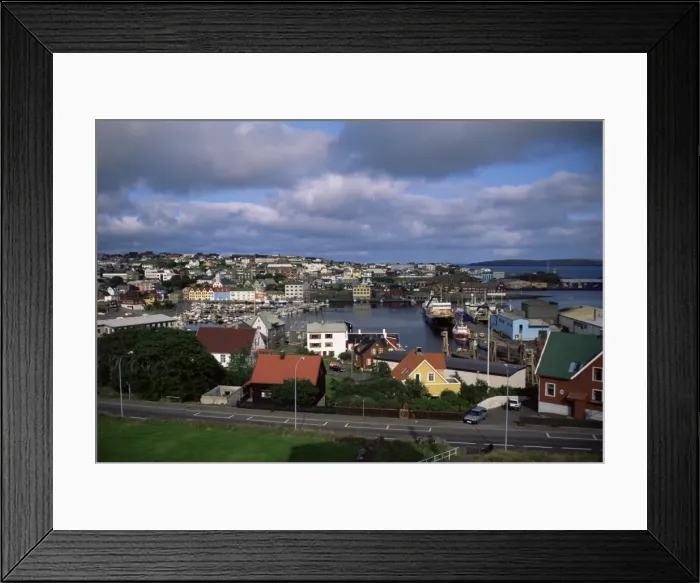 Framed Print : Thorshavn, Faroe Islands, Denmark, Europe Framed Print : Thorshavn, Faroe Islands, Denmark, Europe