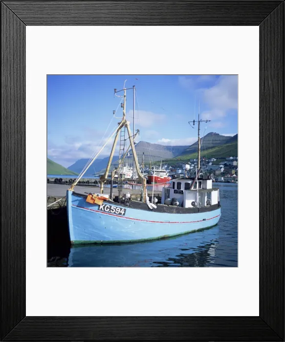 Framed Print : Klaksvik, Faroe Islands, Denmark, Atlantic, Europe Framed Print : Klaksvik, Faroe Islands, Denmark, Atlantic, Europe