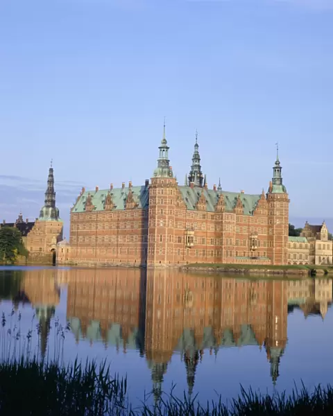 Schloss Frederiksborg, Copenhagen, Denmark, Scandinavia, Europe