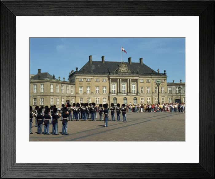 Framed Print : Amailienborg Palace, Copenhagen, Denmark, Scandinavia, Europe
