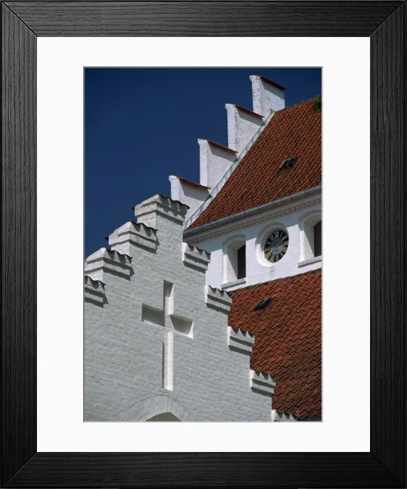 Framed Print : Detail of the Kvaerndrup Church, Funen, Denmark, Scandinavia, Europe Framed Print : Detail of the Kvaerndrup Church, Funen, Denmark, Scandinavia, Europe