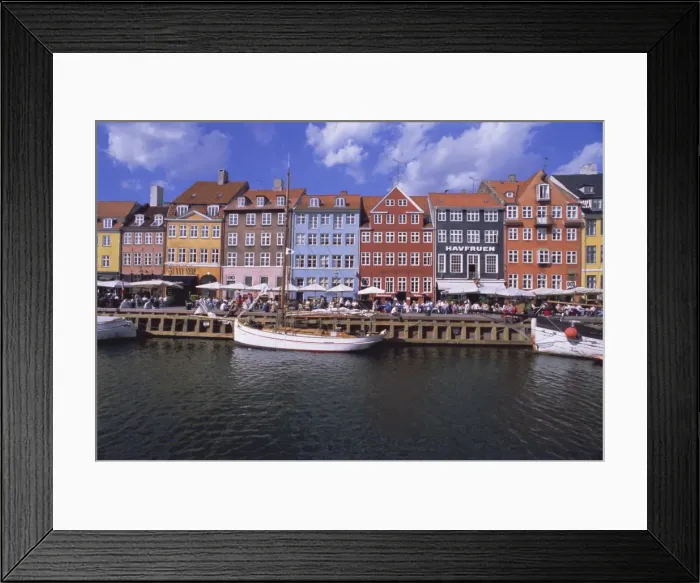 Framed Print : Nyhavn, or new harbour, busy restaurant area, Copenhagen, Denmark, Scandinavia, Europe Framed Print : Nyhavn, or new harbour, busy restaurant area, Copenhagen, Denmark, Scandinavia, Europe