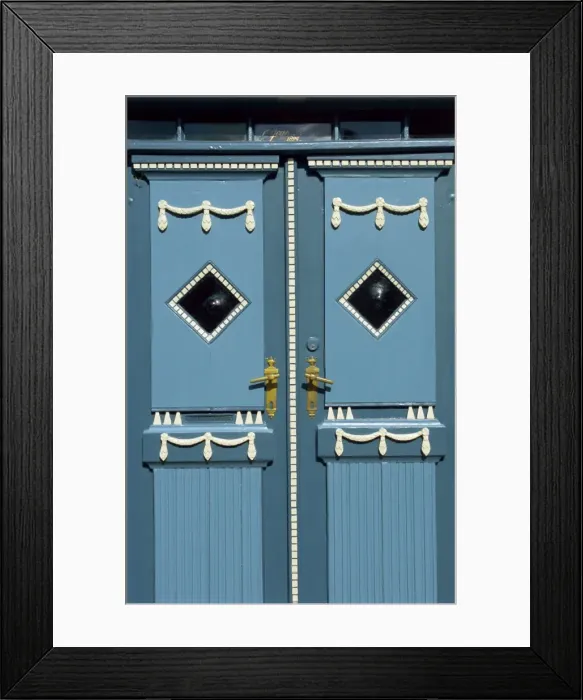 Framed Print : Door, Aeroskobing, Aero, Denmark, Scandinavia, Europe Framed Print : Door, Aeroskobing, Aero, Denmark, Scandinavia, Europe