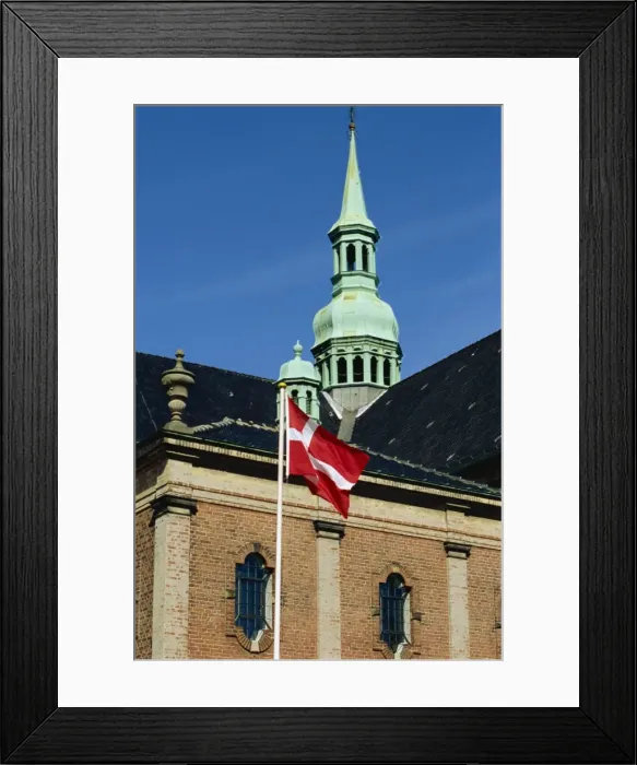 Framed Print : Danish flag, Denmark, Scandinavia, Europe Framed Print : Danish flag, Denmark, Scandinavia, Europe