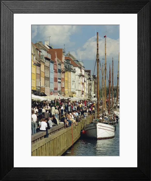Framed Print : Busy restaurant area, Nyhavn, Copenhagen, Denmark, Scandinavia, Europe Framed Print : Busy restaurant area, Nyhavn, Copenhagen, Denmark, Scandinavia, Europe