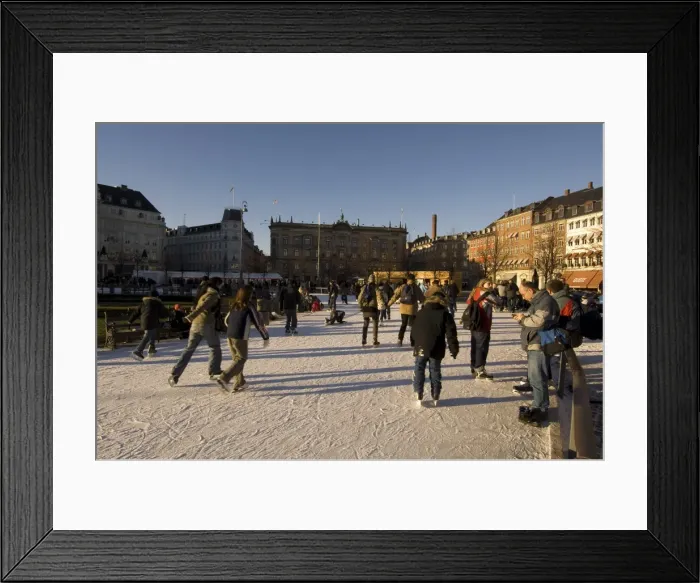 Framed Print : Skating rink, Kongens Nytorv at Christmas, Copenhagen, Denmark, Scandinavia, Europe Framed Print : Skating rink, Kongens Nytorv at Christmas, Copenhagen, Denmark, Scandinavia, Europe
