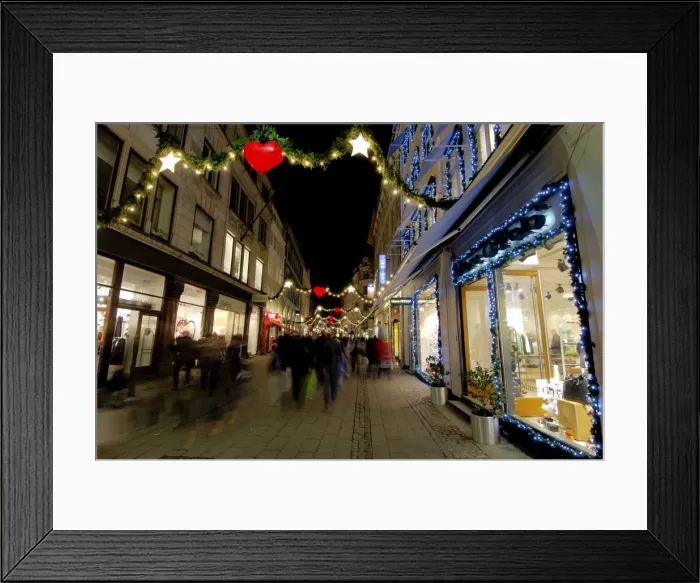 Framed Print : Stroget Ostergade shopping area at Christmas, Copenhagen, Denmark, Scandinavia, Europe Framed Print : Stroget Ostergade shopping area at Christmas, Copenhagen, Denmark, Scandinavia, Europe