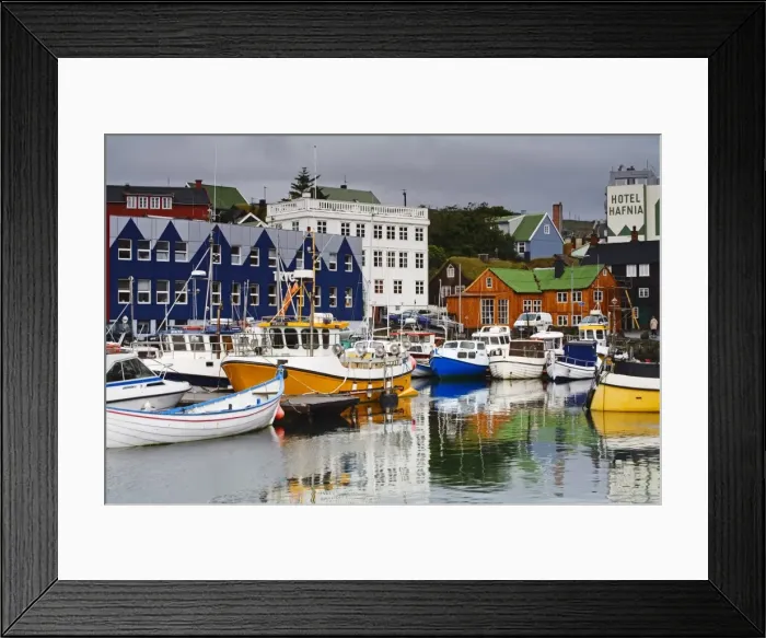 Framed Print : Small boat harbor, Port of Torshavn, Faroe Islands (Faeroes), Kingdom of Denmark, Europe Framed Print : Small boat harbor, Port of Torshavn, Faroe Islands (Faeroes), Kingdom of Denmark, Europe