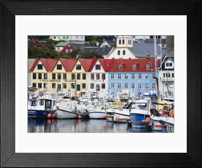 Framed Print : Fishing Fleet, Port of Torshavn, Faroe Islands (Faeroes), Kingdom of Denmark, Europe Framed Print : Fishing Fleet, Port of Torshavn, Faroe Islands (Faeroes), Kingdom of Denmark, Europe