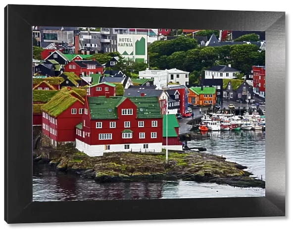 Historic Tinganes district, City of Torshavn, Faroe Islands, Kingdom of Denmark, Europe