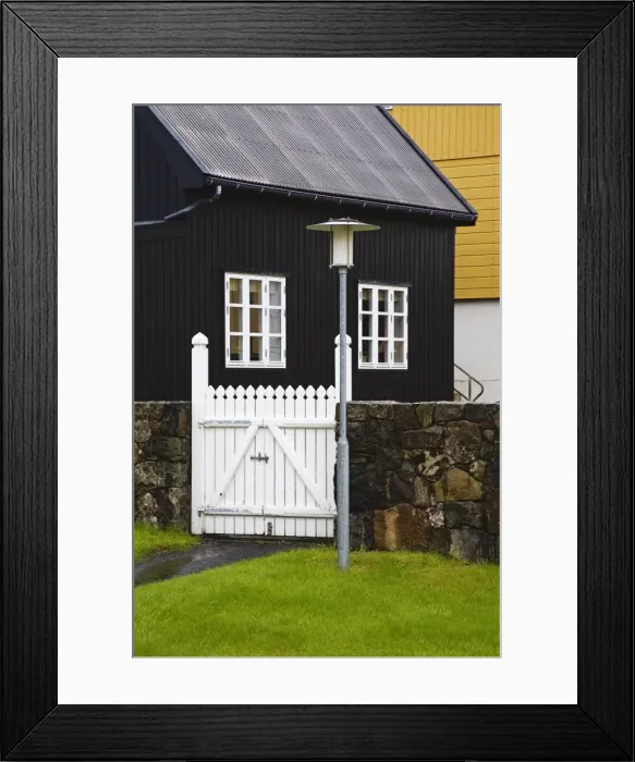Framed Print : Historic Tinganes district, City of Torshavn, Faroe Islands, Kingdom of Denmark, Europe Framed Print : Historic Tinganes district, City of Torshavn, Faroe Islands, Kingdom of Denmark, Europe