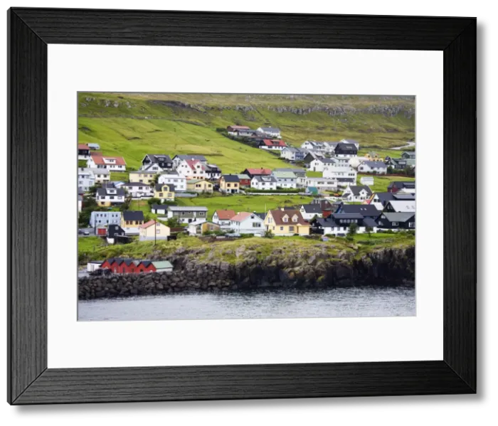 Framed Print : Port of Torshavn, Faroe Islands, Kingdom of Denmark, Europe Framed Print : Port of Torshavn, Faroe Islands, Kingdom of Denmark, Europe