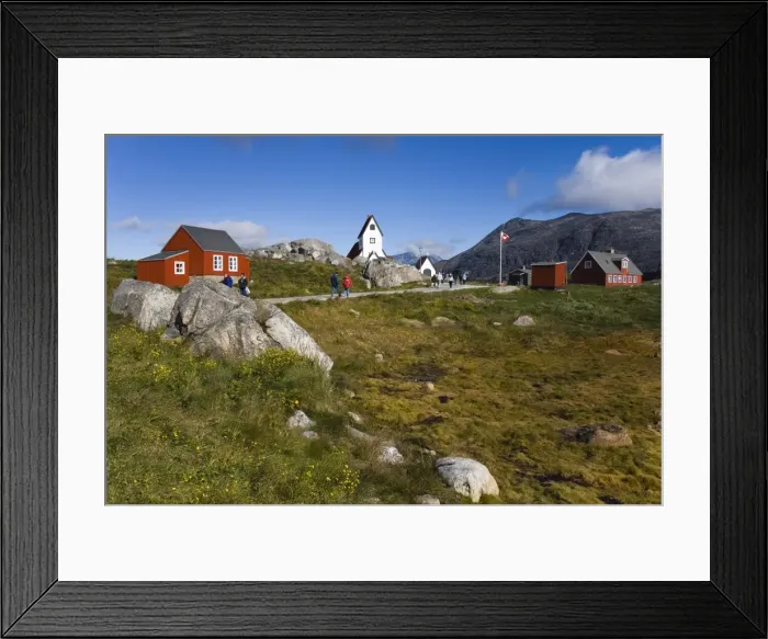 Framed Print : Port of Nanortalik church, Island of Qoornoq, Province of Kitaa, Southern Greenland Framed Print : Port of Nanortalik church, Island of Qoornoq, Province of Kitaa, Southern Greenland
