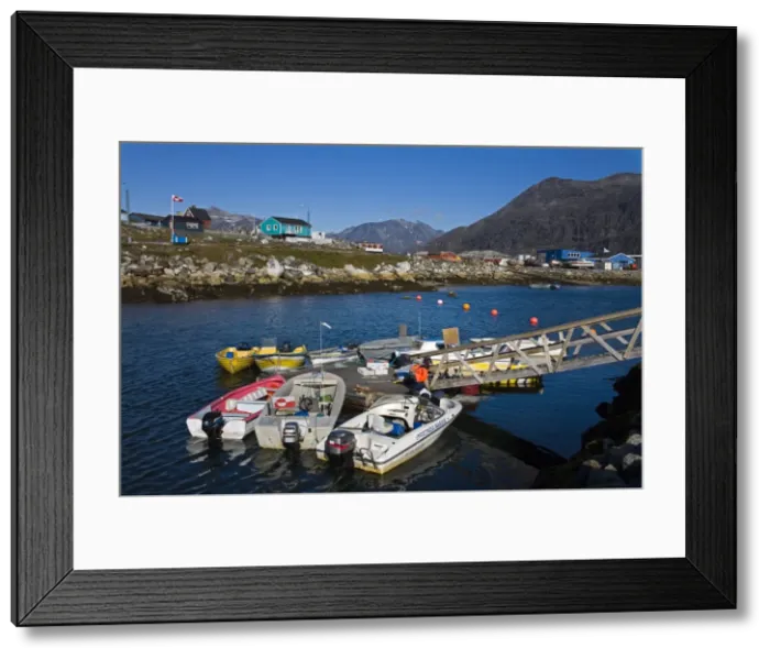 Framed Print : Boat marina, Port of Nanortalik, Island of Qoornoq, Province of Kitaa, Southern Greenland Framed Print : Boat marina, Port of Nanortalik, Island of Qoornoq, Province of Kitaa, Southern Greenland