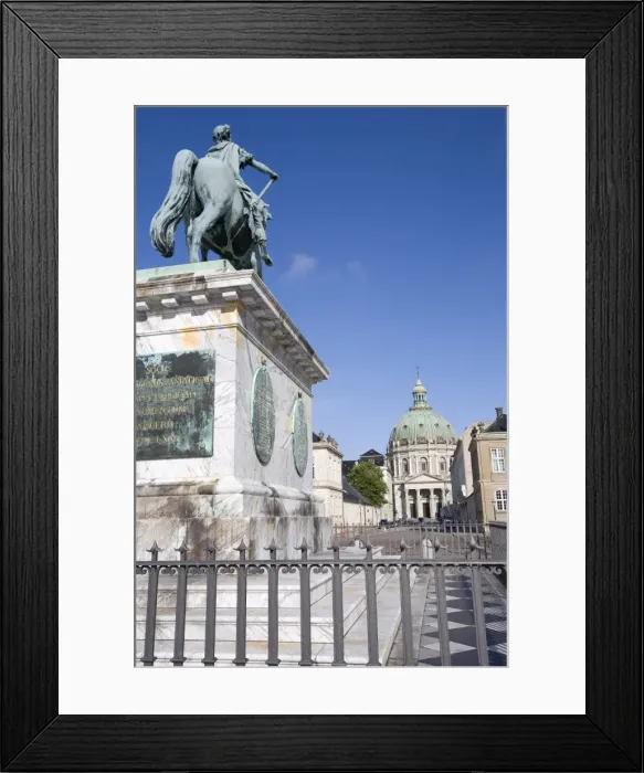 Framed Print : Amalienborg and Marmorkirken church, Copenhagen, Denmark, Scandinavia, Europe Framed Print : Amalienborg and Marmorkirken church, Copenhagen, Denmark, Scandinavia, Europe