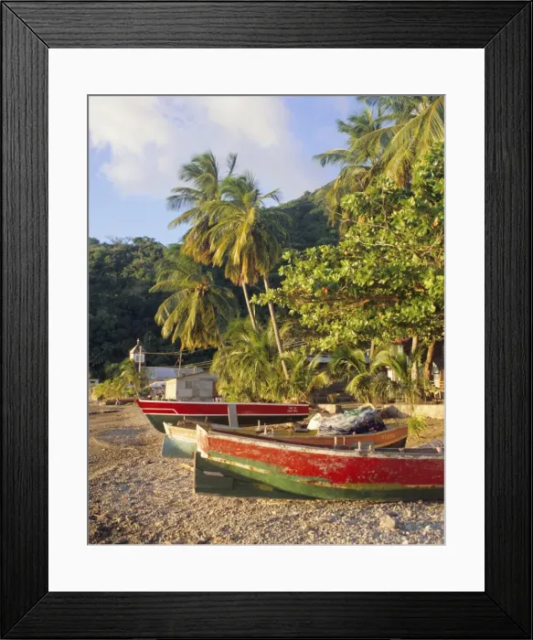 Framed Print : Soufriere, Dominica, Caribbean, West Indies Framed Print : Soufriere, Dominica, Caribbean, West Indies