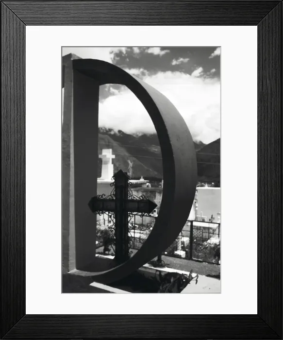 Framed Print : Cemetery, Banos, Ecuador, South America Framed Print : Cemetery, Banos, Ecuador, South America